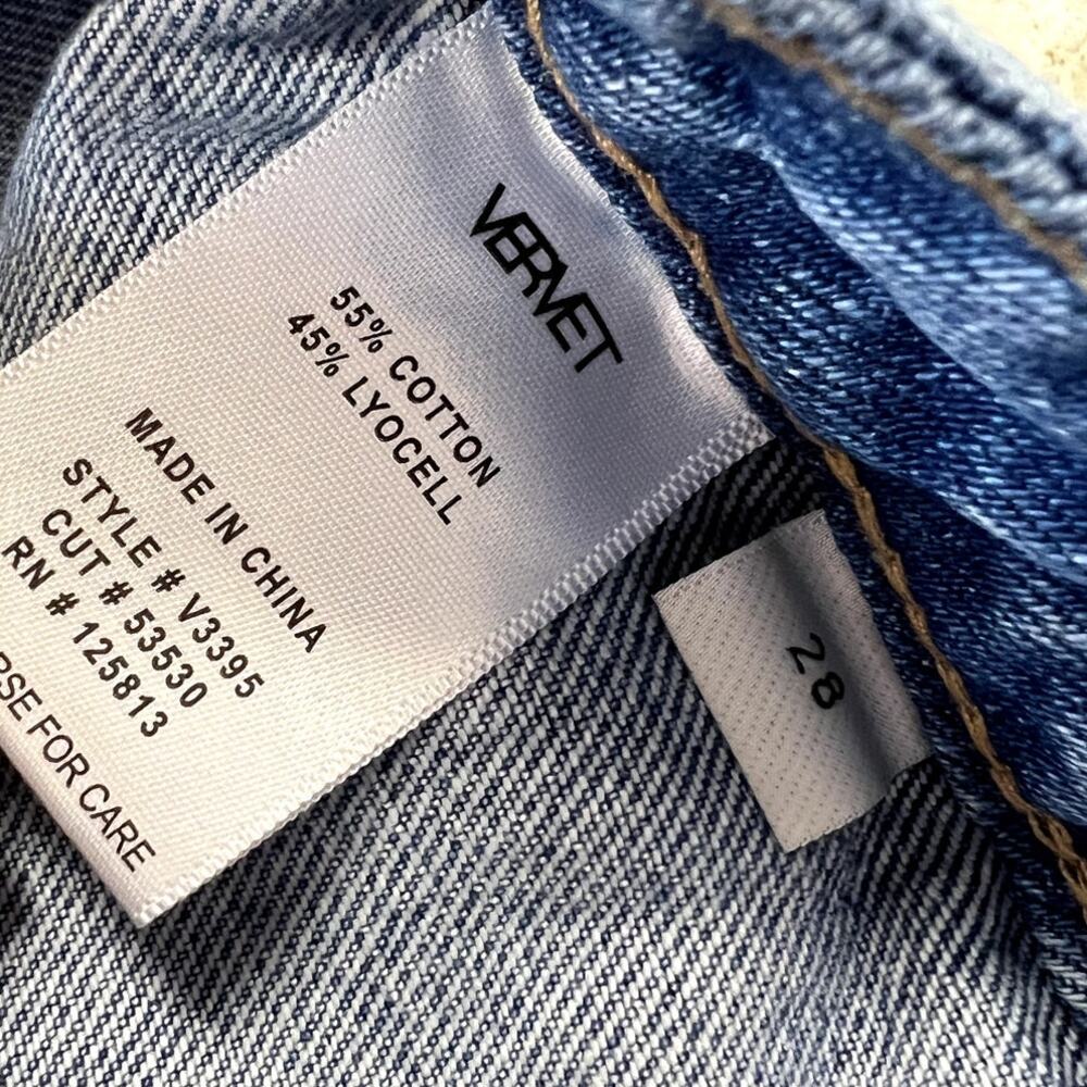 Vervet Wide Leg Cargo Jeans Size 28 - Picture 3 of 3